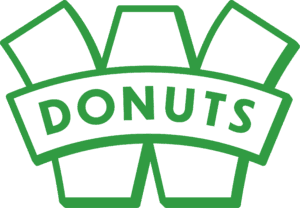 W Donuts Green Logo